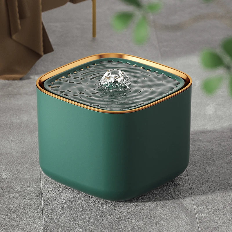 3L Automatic Cat Water Fountain with LED Light