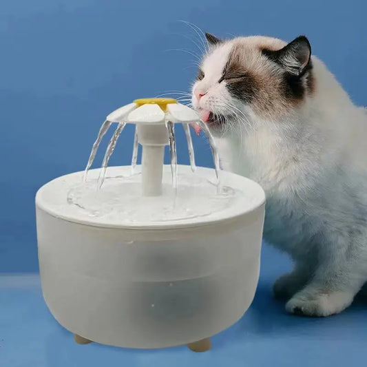 1200mL Recirculate Filtring Drinker for Cats Water Dispenser