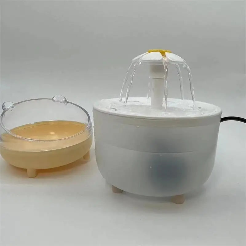 1200mL Recirculate Filtring Drinker for Cats Water Dispenser