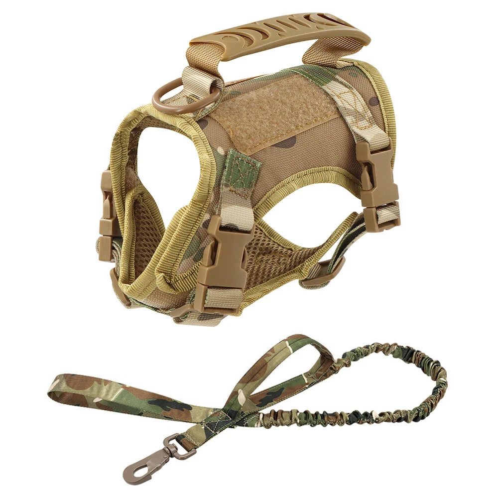 Tactical Pet Harness For Walking Escape Proof