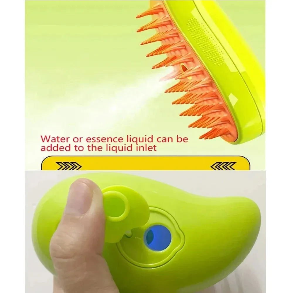 Cat Dog Steam Brush Electric Spray Water Spray