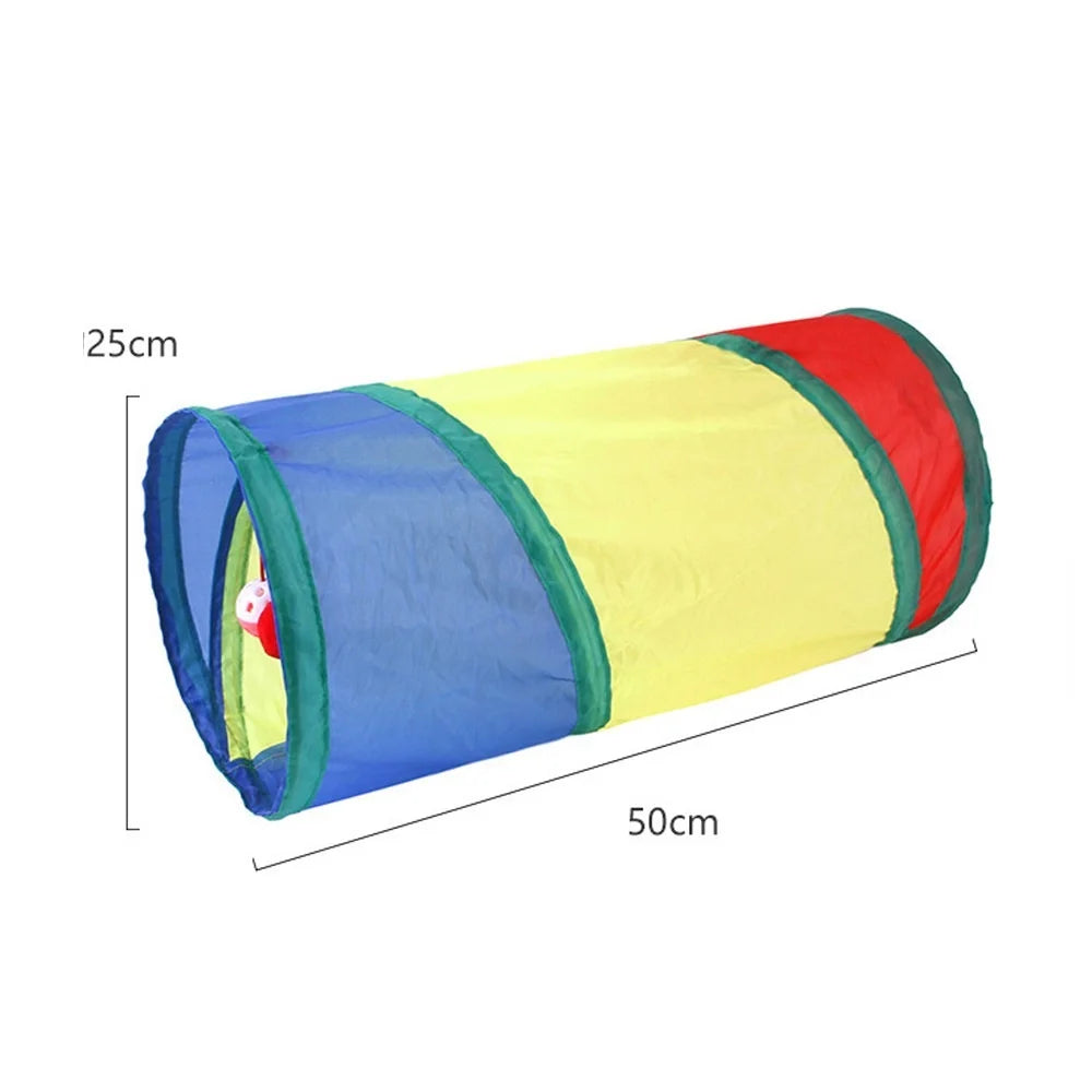 Cat Play Tunnel Interactive Toy