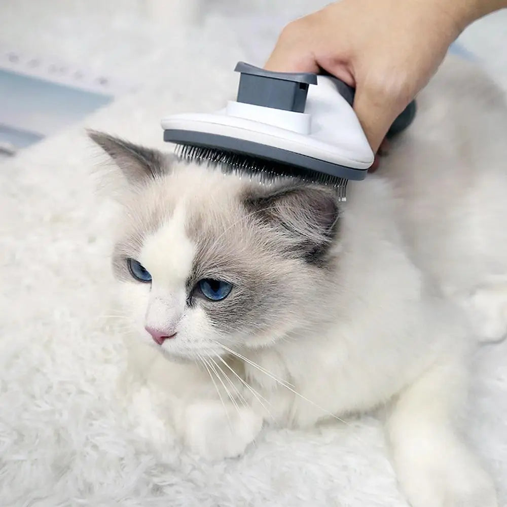 Automatic Stainless Steel Pet Hair Removal Brush