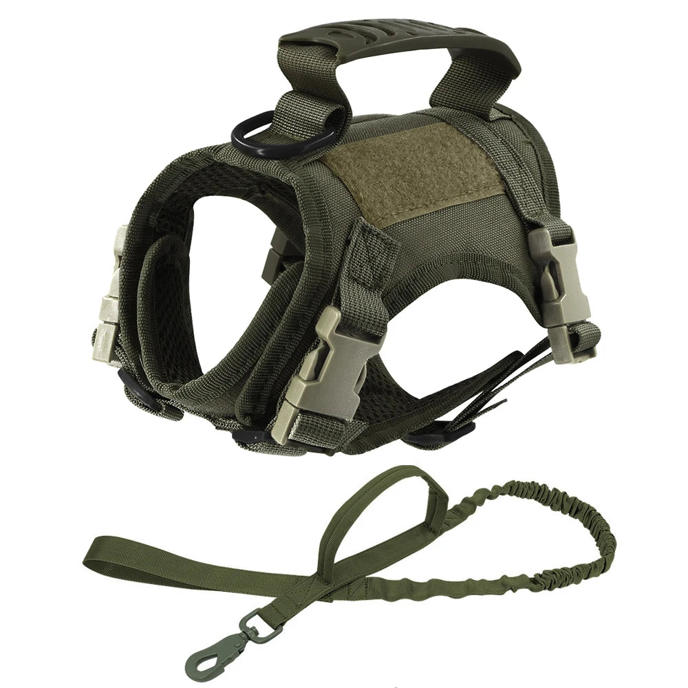 Tactical Pet Harness For Walking Escape Proof