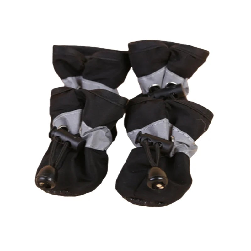 4pcs/set Waterproof Pet Shoes