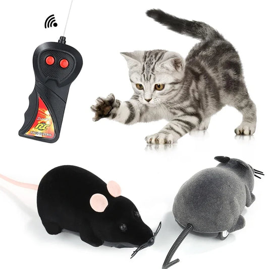 Rat Funny Cat Toy With Remote Control