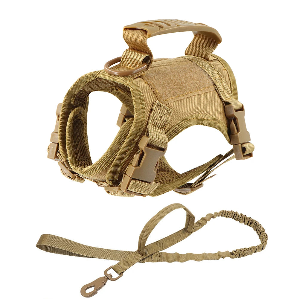 Tactical Pet Harness For Walking Escape Proof