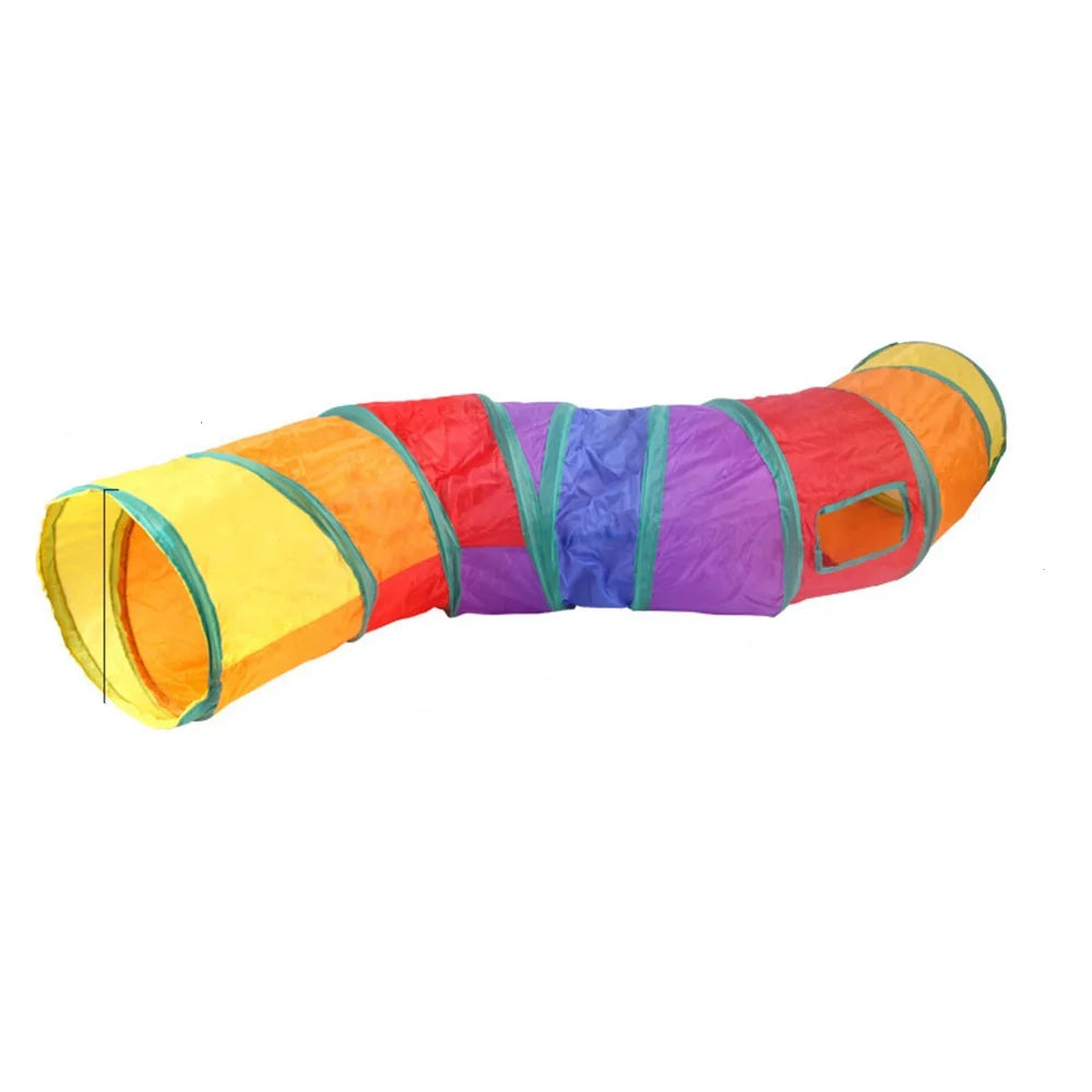 Cat Play Tunnel Interactive Toy